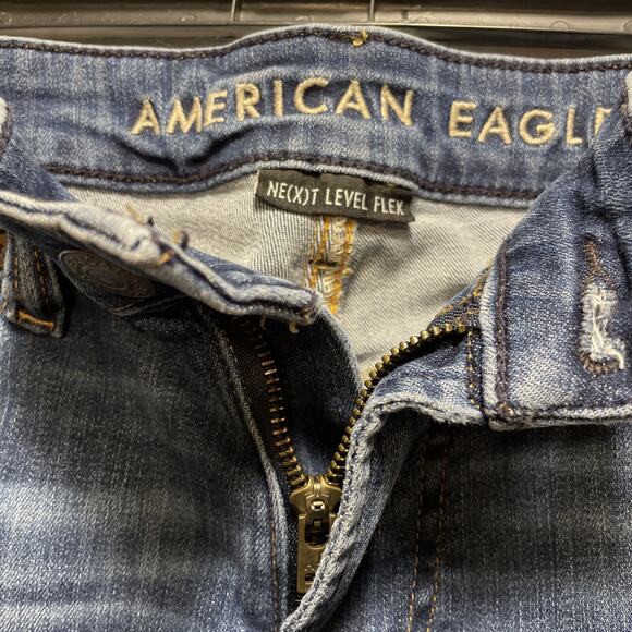 American Eagle 30x34 Men's Next Level Flex Original Straight Jeans - Picture 5 of 16